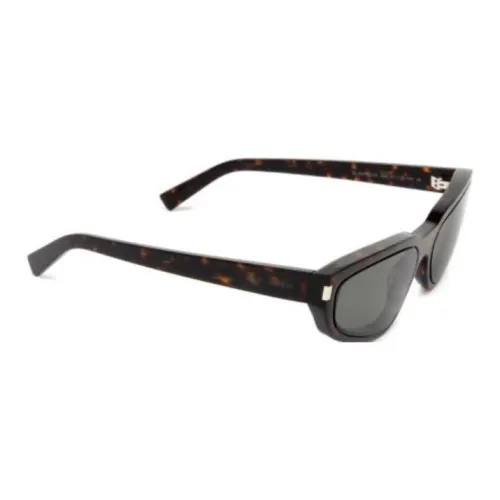 SAINT LAURENT Ацетат Нерегулярная форма Солнцезащитные очки Мужской Черепаховый