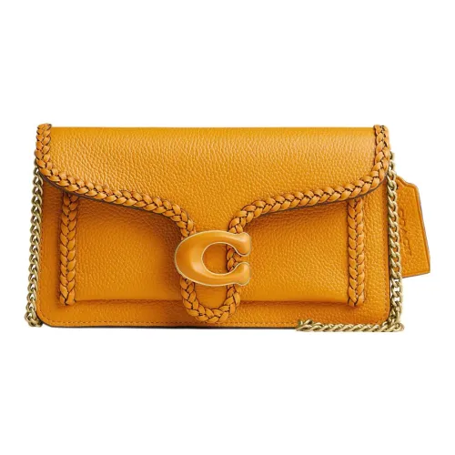 COACH Tabby Кожа Телячья кожа Сумка через плечо Маленький клатч Женский Апельсин
