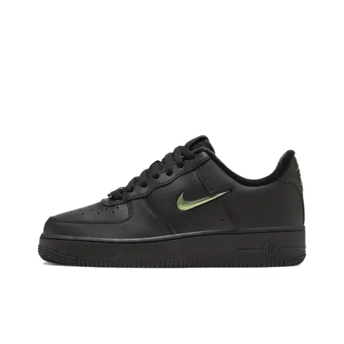 Nike Air FORCE 1 Скейтборд Кроссовки Низкие Черные Женские