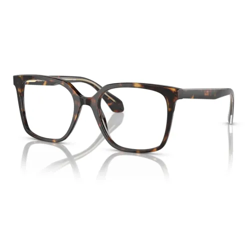 GIORGIO ARMANI Ацетатные оправы для очков нерегулярная форма мужские черепаховый цвет