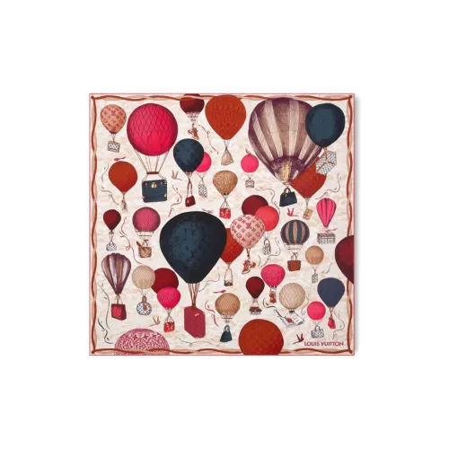 LOUIS VUITTON Шелковые шарфы Женские Многоцветные