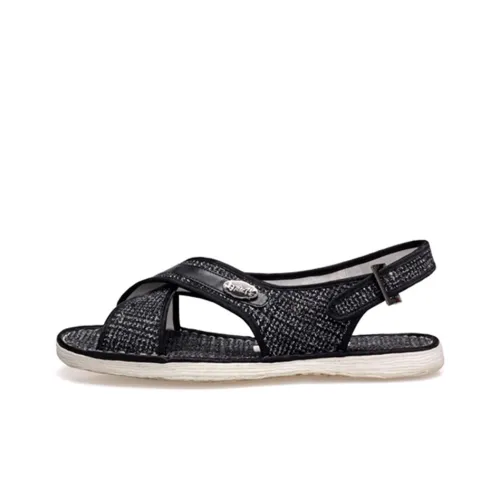 Neiliansheng One Ремешок Сандалии Мужские Черная Клетка