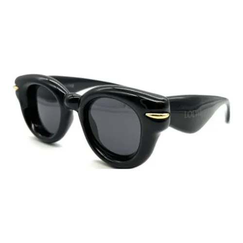 LOEWE Ацетат Нерегулярная форма Солнцезащитные очки Женские Черный