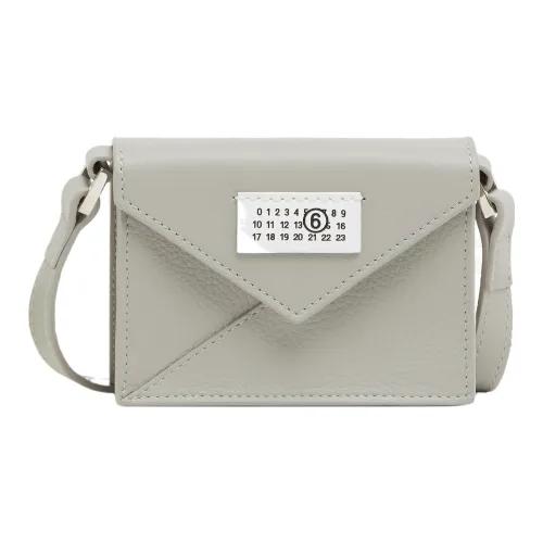 MM6 MAISON MARGIELA Сумка через плечо из коровьей кожи Мини Женский Светло-серый