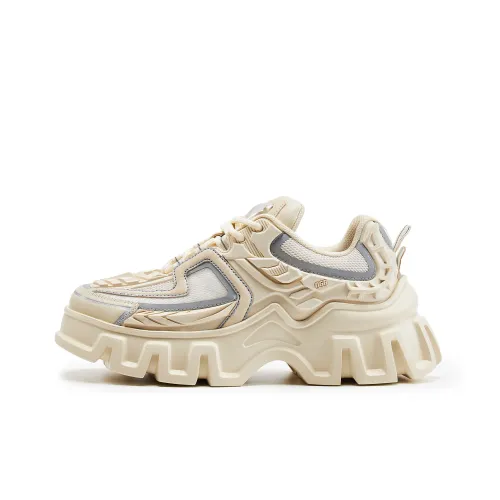 OGR Gravity Mecha Collection 2,0 Low Топ Толстоподошвенные кроссовки Унисекс Secret Абрикос