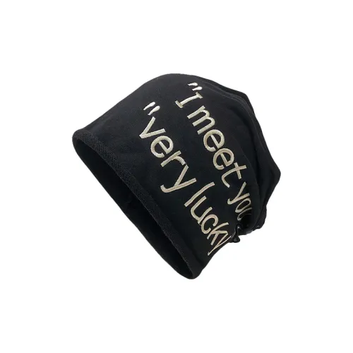 AAJF 100% хлопок Шапки-бини Унисекс Черный Серый