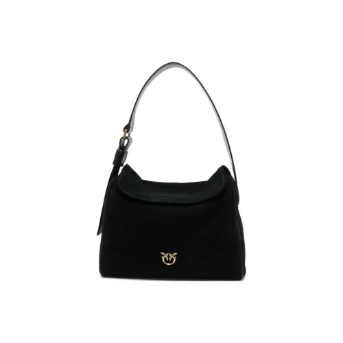 PINKO Love Birds series Телячья кожа Сумка через плечо Женская Черная