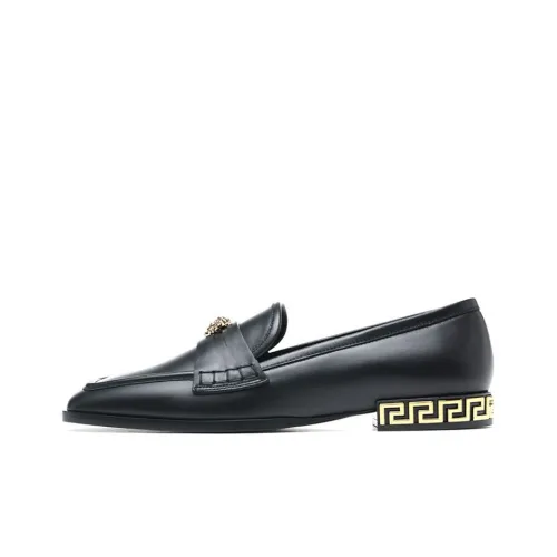 VERSACE Лоферы Черные Женские