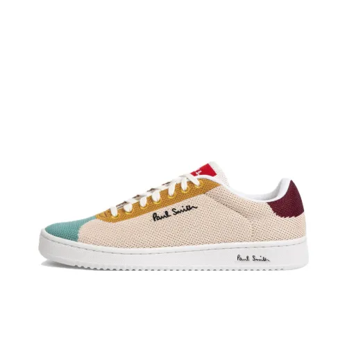 Paul Smith Скейтборд Кроссовки Низкие Бежево-Синие Желтые Женские