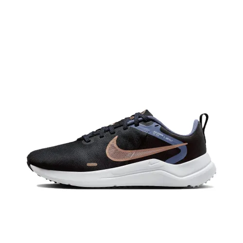 Nike Downshifter 12 Slip-Resistant Low Top Casual Running Shoes Women's Black Найк Дауншифтер 12 Slip-Resistant Низкий Топ Повседневные Беговые Кроссовки Женские Черные