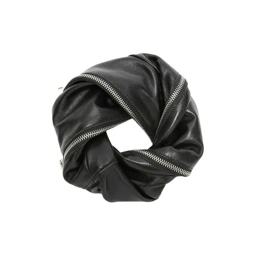 JIL SANDER Sheepskin Clutch Women's Black