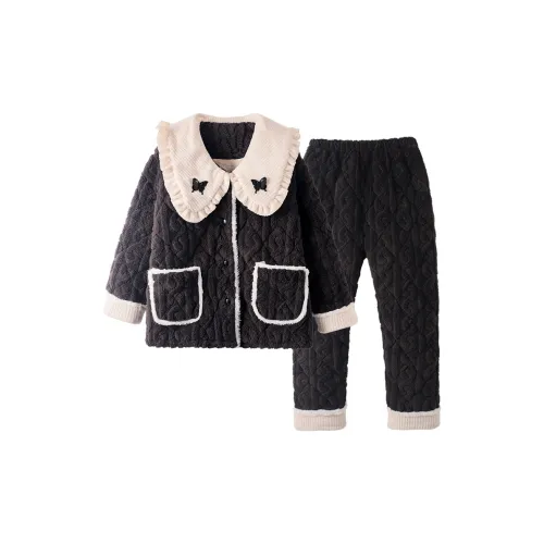 Chun Xi CX 19736 Элегантный черный Женские пижамные комплекты