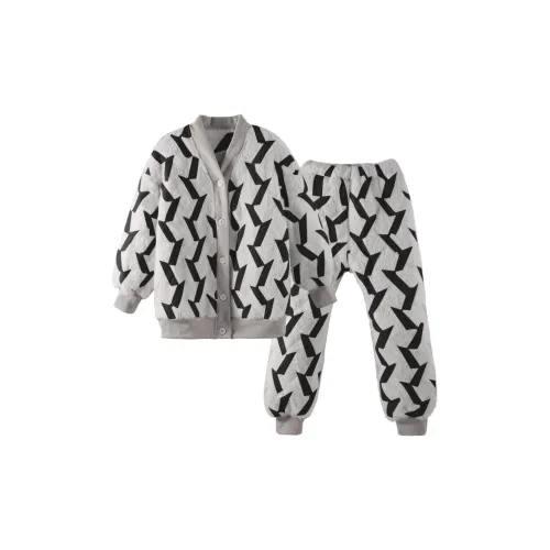 Chun Xi CX 19768 Черно-серый Женские Пижамные комплекты