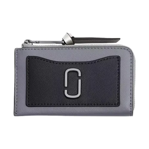 MARC JACOBS Saffiano Кожа Кошелек Женские Черный Серый