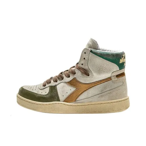 DIADORA Скейтборд Кроссовки MID Топ Зеленый Коричневый Женские
