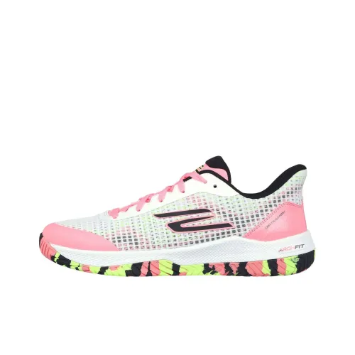 Skechers Viper Court Pro Low Беговые кроссовки Мужские Белые Розовые