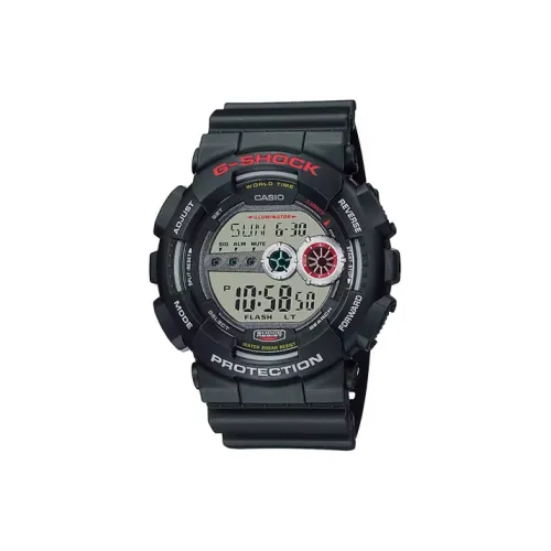 CASIO G SHOCK Collection Кварцевый механизм Смольный ремешок Часы Унисекс Серый циферблат GD 100 1A
