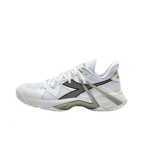 DIADORA Беговые кроссовки MID Топ Белый Серебряный Мужской