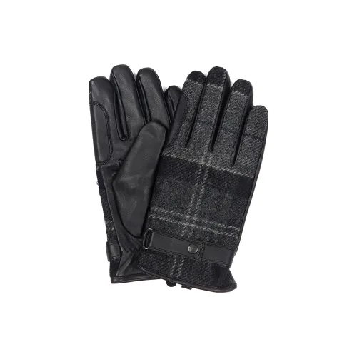 BARBOUR Кожа, Шерсть, Полиэстер Перчатки Мужские