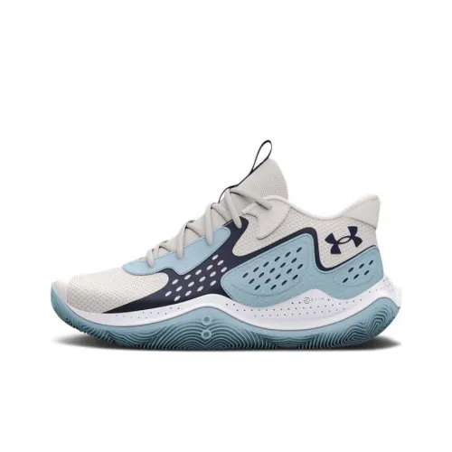 Under Armour Jet '23 противоскользящие низкие баскетбольные кроссовки Slip мужские синие