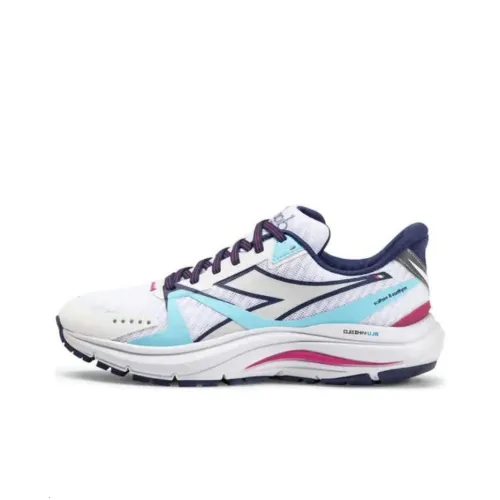 DIADORA Беговые кроссовки MID Топ Белый Синий Женские