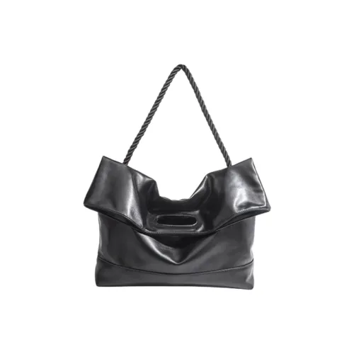 NOMK ПУ (полиуретан) Тоут Сумка Сумка для покупок Сумка через плечо Сумка на плечо Большая женская Черная Коричневая