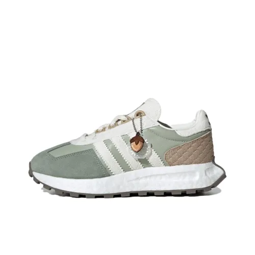 Adidas Originals Retropy E5 Low Топ Повседневная обувь Женская Зеленый Белый