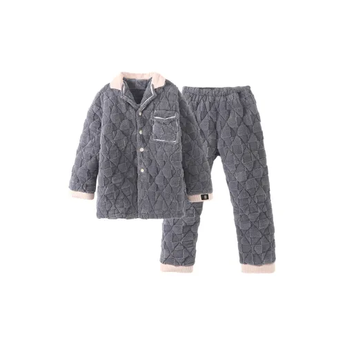 Chun Xi Домашний костюм мужской белый серый