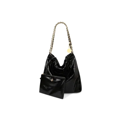 CASSILE Микрофибра Синтетическая Кожа Сумка-тоут MOTHER Daughter Сумка-ведро Сумка через плечо Большая Женская Черная