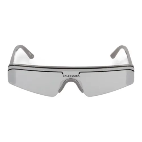 Balenciaga Пластик Нерегулярная форма Солнцезащитные очки Унисекс Серый