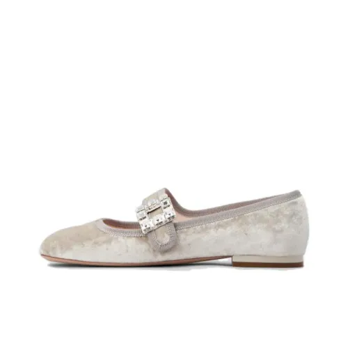 Roger Vivier Туфли Мэри Джейн Серые Женские