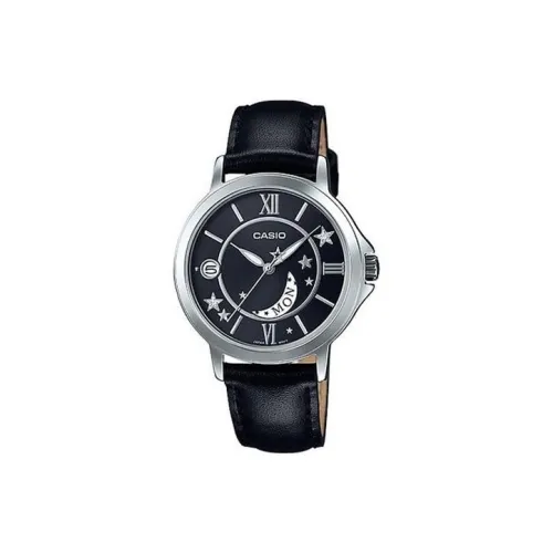 CASIO Standard Series Кварцевые часы Женские часы Черный циферблат