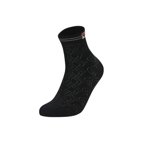 Коллекция FILA Heritage Collection 1, упаковка, черные мужские носки до икры, размер MID