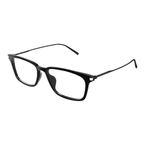 SAINT LAURENT Ацетат Нерегулярная форма Оправа для очков Мужская Черная