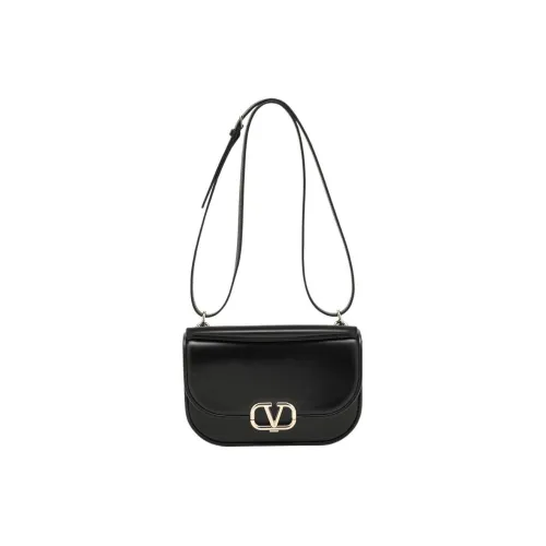 Valentino Vlogo Коровья кожа Сумка через плечо Женская Черная