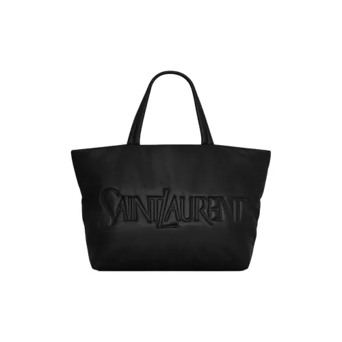 SAINT LAURENT Овчина Тоут Сумка Сумка для покупок Сумка на плечо Сумка обычная Мужская Черная