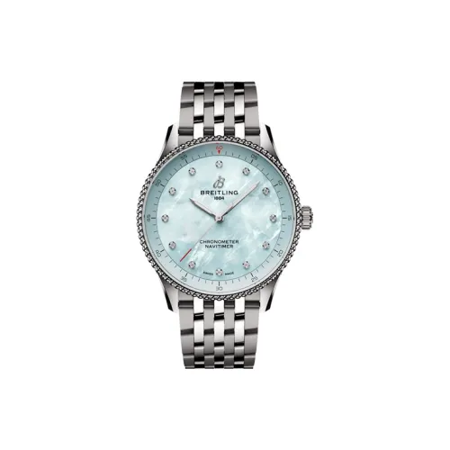 Breitling Кварцевый механизм Женские часы 32 мм Синие