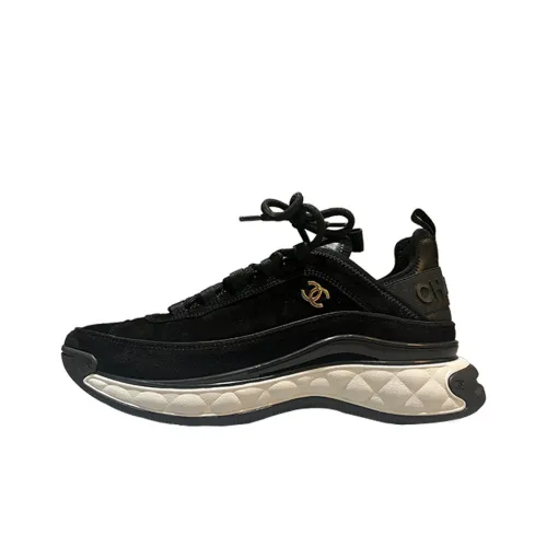 CHANEL Устойчивая к истиранию Низкая Обувь Повседневная Мужская Черная