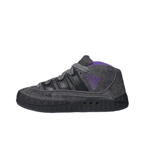 YOUTH OF PARIS x adidas originals Adimatic Slip-Resistant MID Скейтборд Кроссовки Unisex Серый Фиолетовый