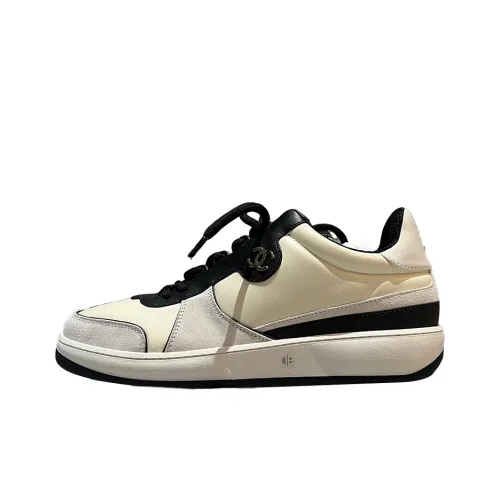 CHANEL Устойчивые к истиранию низкие кроссовки для скейтбординга Мужские Белые