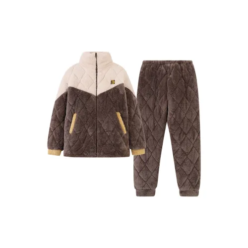 DAMOS·LOVE Кофейный Мужской Пижамный Комплект