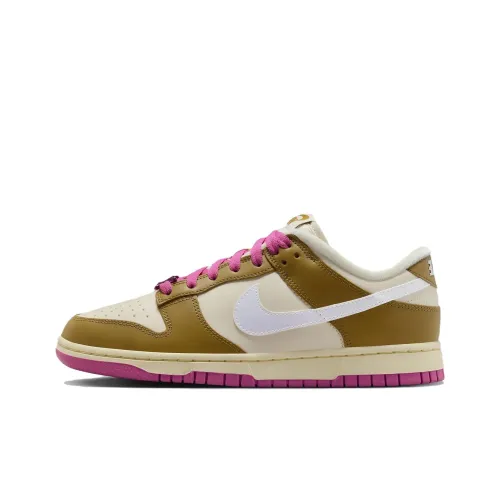 Nike Dunk Low Топ Скейтборд Кроссовки Женские Бежево-Коричневый