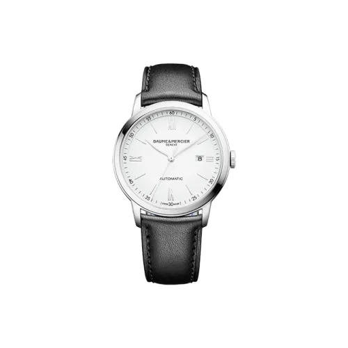 Baume & Mercier Автоматический Механический Механизм Мужские Часы Classima Collection 42мм*42мм*8,93мм Белые