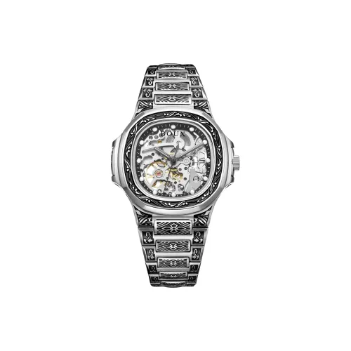 BOUX Автоматический механический механизм Мужские часы 38mm*44,5mm*11mm Скелет