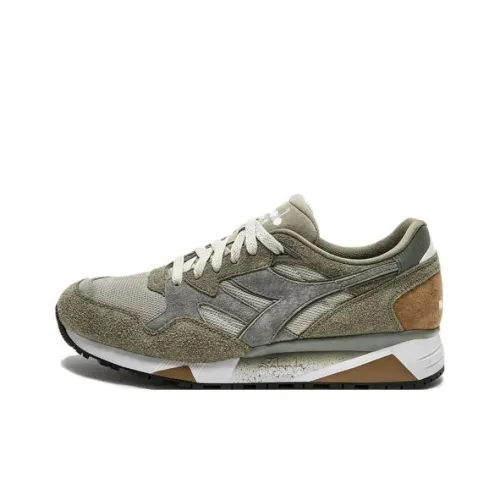 DIADORA Беговые кроссовки Low Top Серый Коричневый Мужской