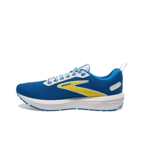 Brooks Revel 6 Slip-Resistant Abrasion-Resistant Low-Top Беговые кроссовки Мужские Blue