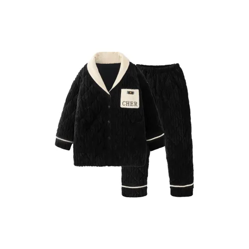 Chun Xi CX 19887 Премиум Черный Мужской Пижамный Комплект