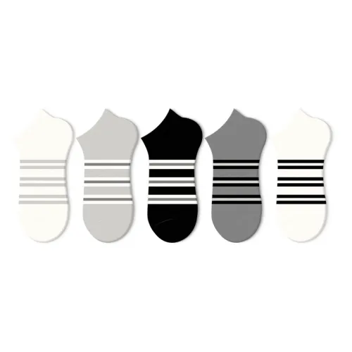 JKN Минималистский стиль Полосы Унисекс Носки
