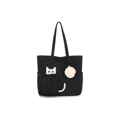 NOXXON Нейлоновая ткань ноутбук сумка тоут сумка сумка через плечо женская обсидиановый черный