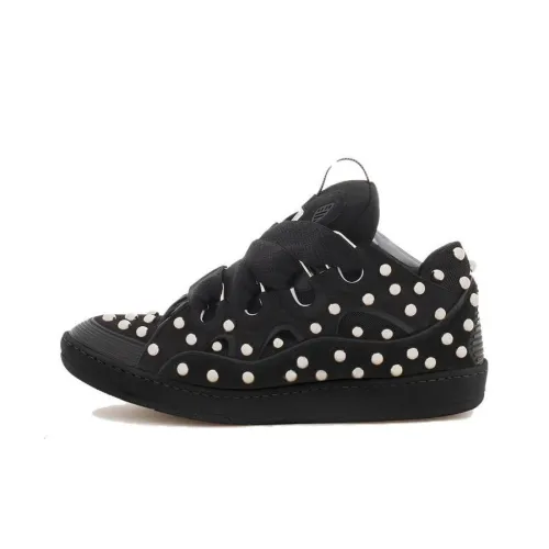 Lanvin Низкие кроссовки для скейтбординга Мужские Черные